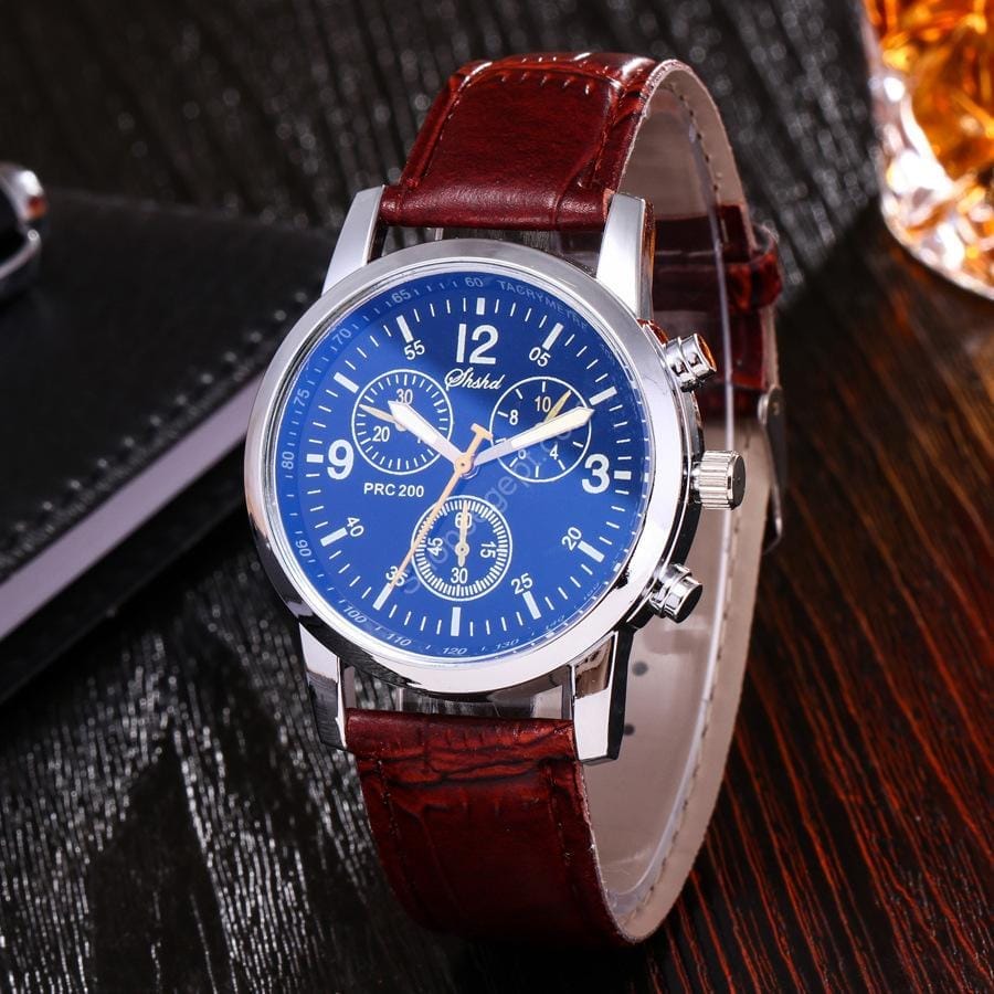 ساعة حزام للرجال ساعة كوارتز رياضية للطلاب - الصورة 6