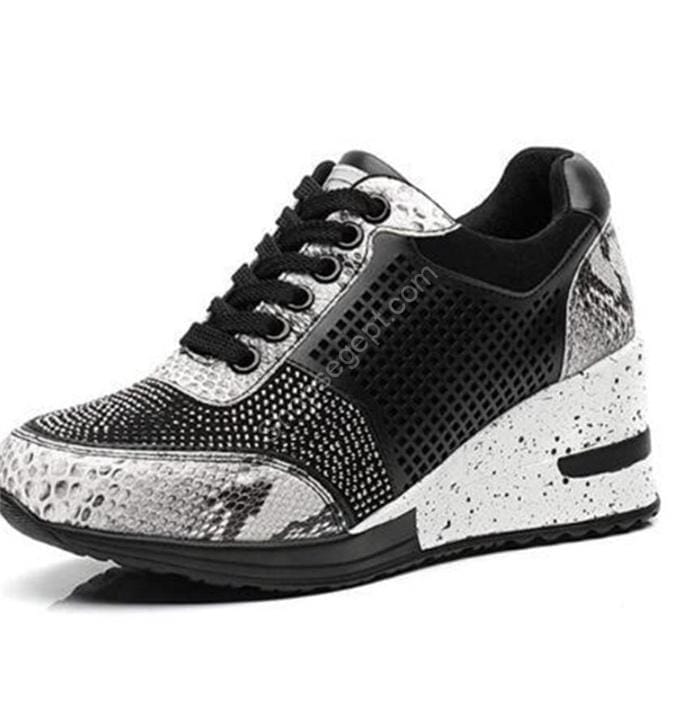 أحذية رياضية نسائية منصة مقاومة للماء - الصورة 3