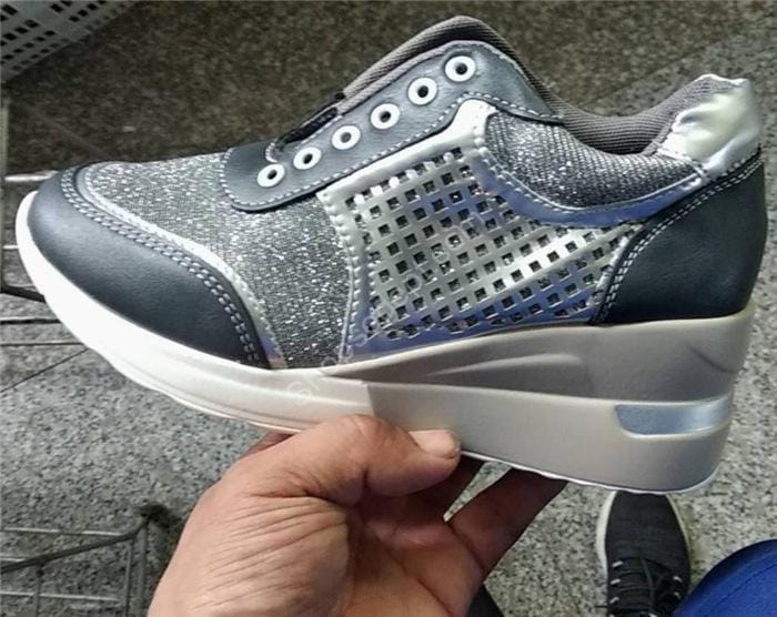 أحذية رياضية نسائية منصة مقاومة للماء - الصورة 2