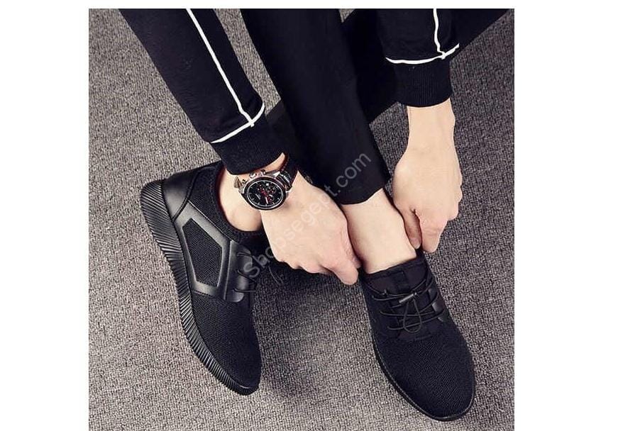 أحذية رياضية ناعمة برباط من القماش الصيني - الصورة 3