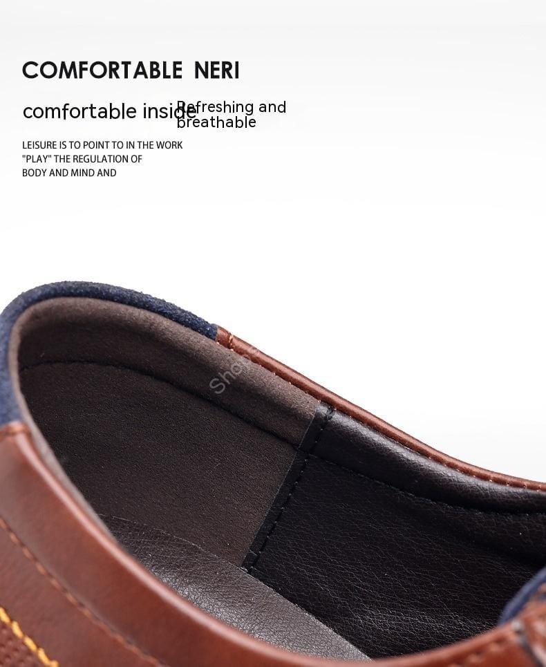 أحذية جلدية عصرية للرجال للعمل - الصورة 9