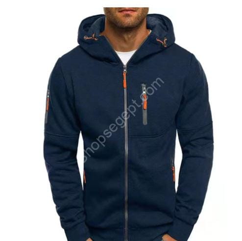 سترة جاكار كاجوال بغطاء للرأس - الصورة 10