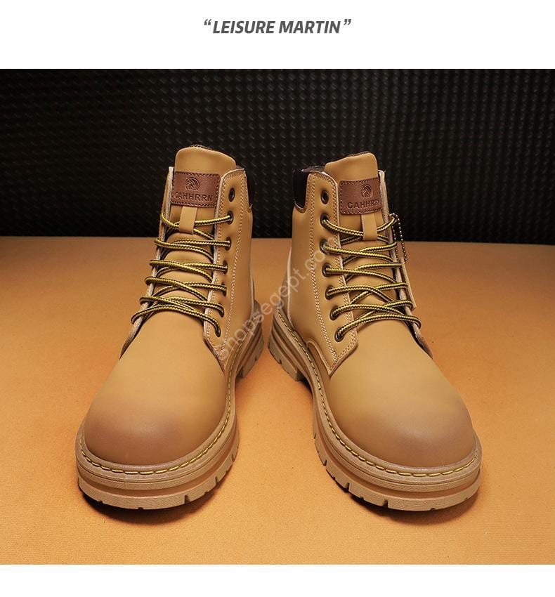 حذاء رجالي من الجلد العتيق مقاس كبير - الصورة 9