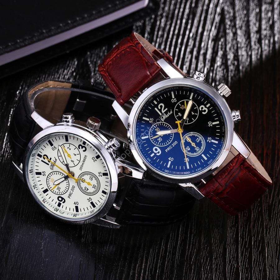 ساعة حزام للرجال ساعة كوارتز رياضية للطلاب