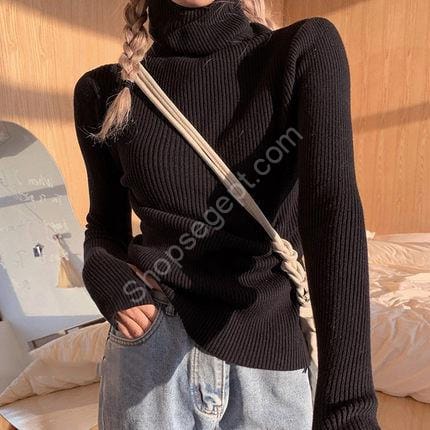 سويتر نسائي بولو عالية - الصورة 3