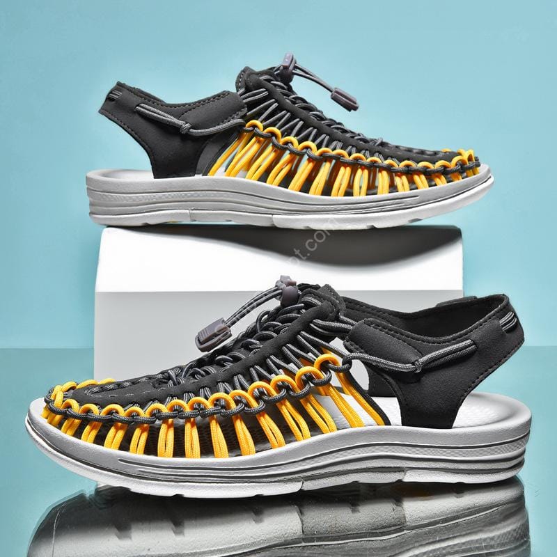 صنادل شاطئ صيفية متعددة الألوان بمقاسات كبيرة للرجال - الصورة 6