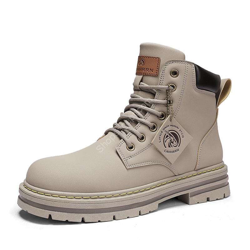 حذاء رجالي من الجلد العتيق مقاس كبير - الصورة 5