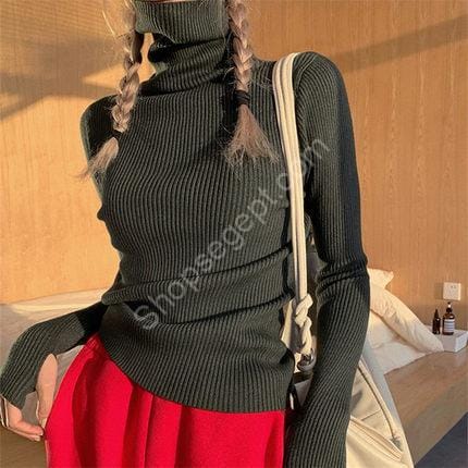 سويتر نسائي بولو عالية - الصورة 9