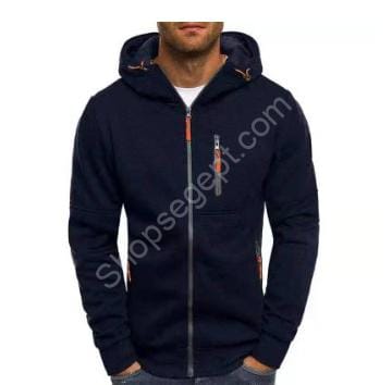 سترة جاكار كاجوال بغطاء للرأس - الصورة 2