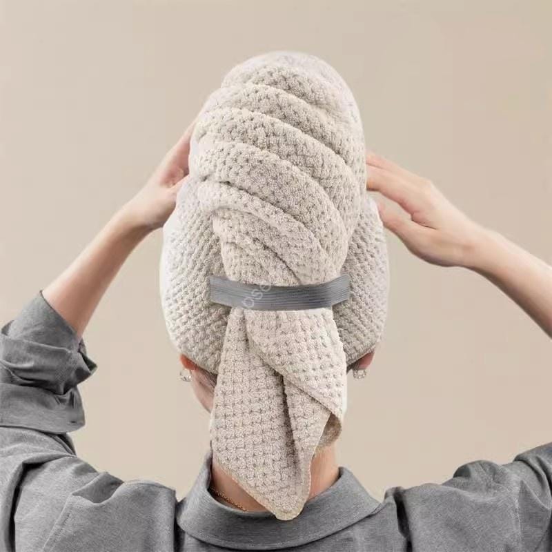 منشفة تجفيف الشعر السميكة سريعة الجفاف - الصورة 6