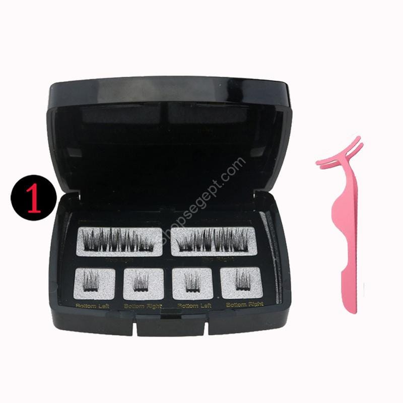 مجموعة رموش أكريليك مغناطيسية بدون شحذ الغراء - الصورة 3