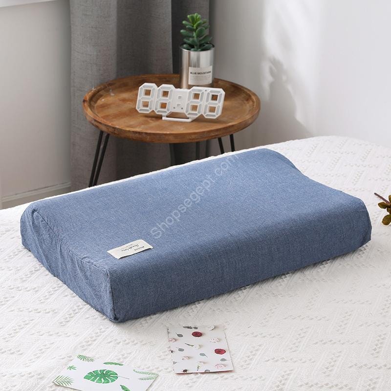 غطاء وسادة من اللاتكس القطني المغسول صديق للبشرة - الصورة 5