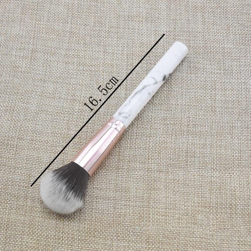 فرشاة مكياج رخامية واحدة نمط لهب لإصلاح تسليط الضوء على فرشاة أحمر الخدود - الصورة 7