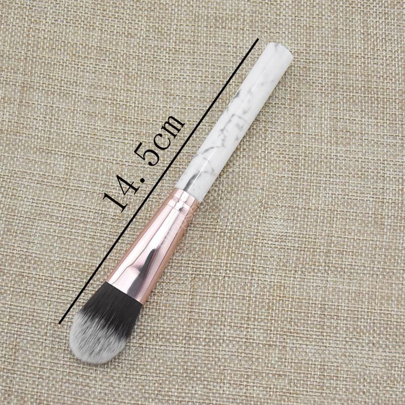 فرشاة مكياج رخامية واحدة نمط لهب لإصلاح تسليط الضوء على فرشاة أحمر الخدود - الصورة 4