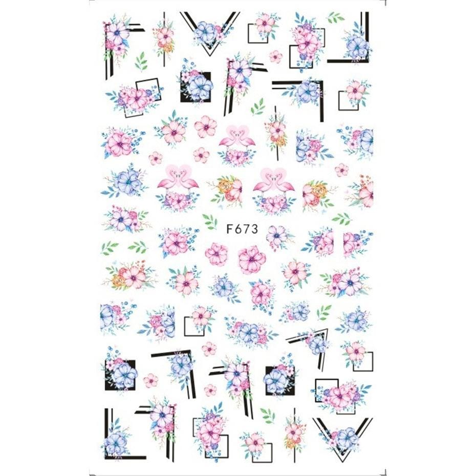 ملصقات أظافر يابانية ثلاثية الأبعاد منقوشة - الصورة 10