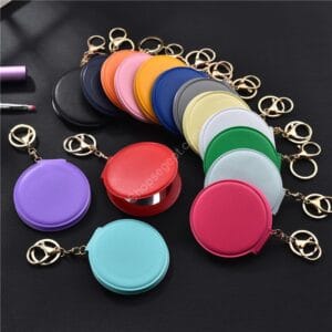 مرايا مكياج السيدات تحمل معك مرايا مستديرة صغيرة