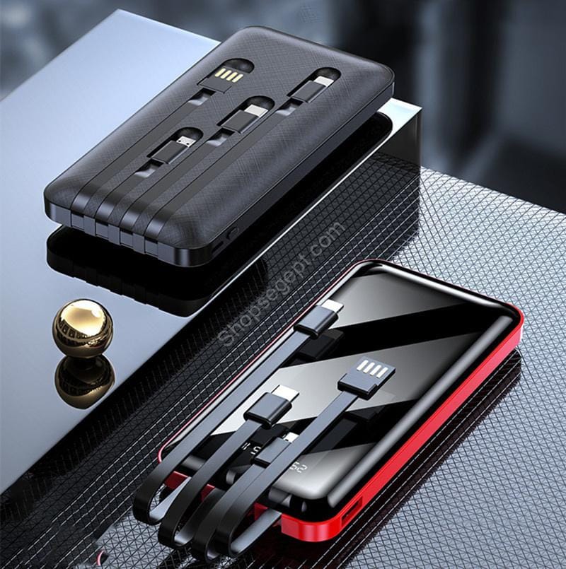 باور بنك متنقل بسعة كبيرة لشحن الهواتف والأجهزة الذكية بسرعة وكفاءة – متاجر مصر