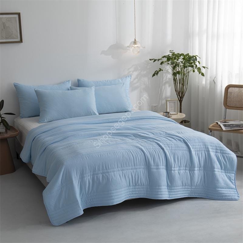 لحاف صيفي عادي قابل للضغط تكييف الهواء - الصورة 4