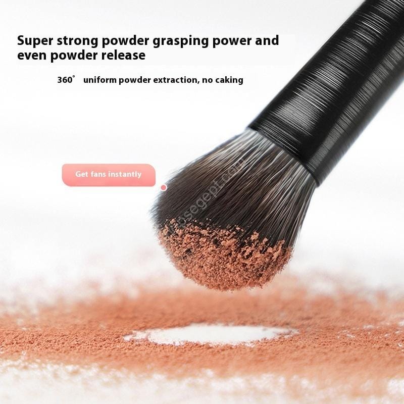 13 فرشاة مكياج للعين باللون الأسود، فرشاة مكياج للعيون مصنوعة من الجلد - الصورة 6