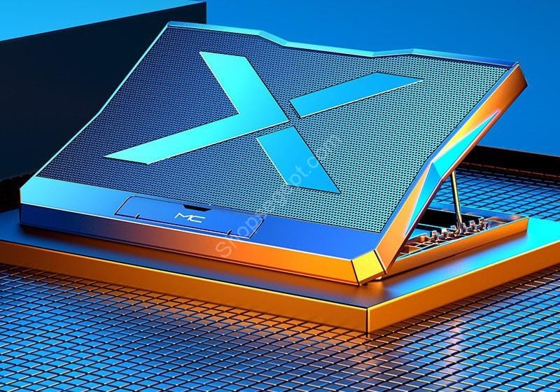 قاعدة تبريد سطح المكتب قابلة للطي لرادياتير الكمبيوتر المحمول