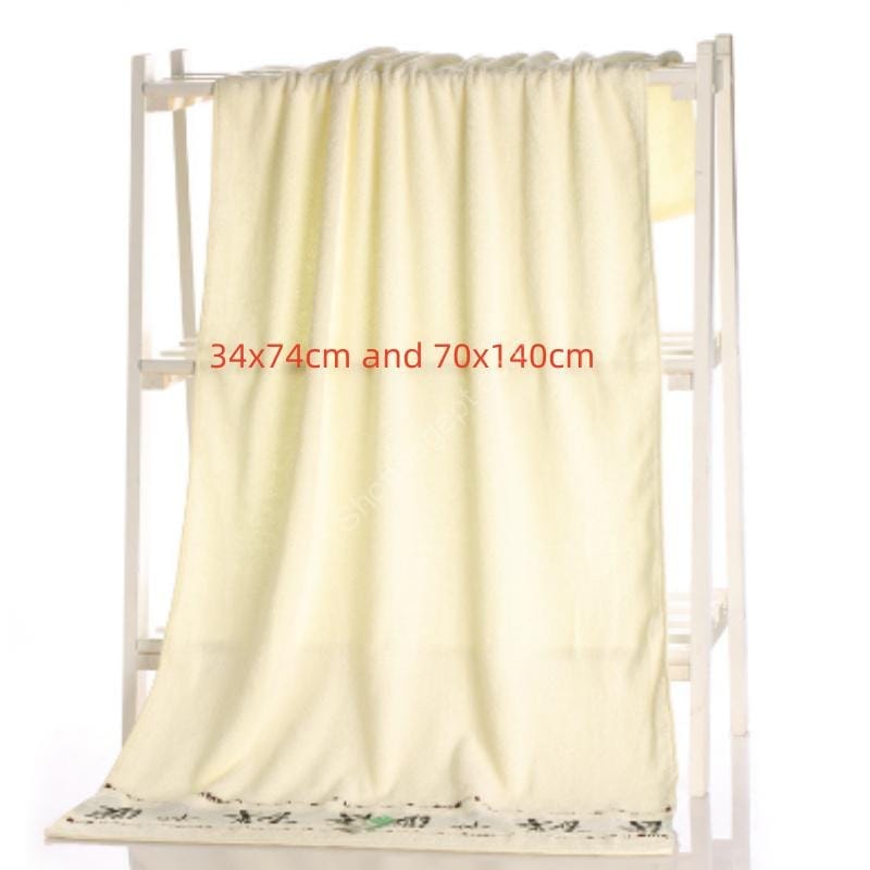 منشفة حمام من ألياف الخيزران والفحم - الصورة 9