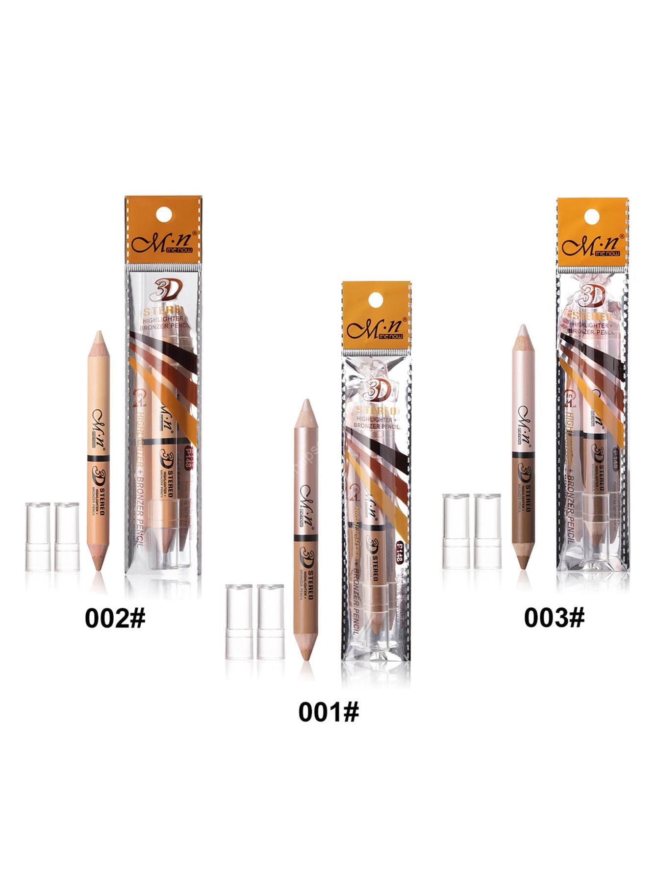 قلم بغطاء مزدوج الرأس بضربة واحدة، قلم خشبي شديد اللمعان - الصورة 7