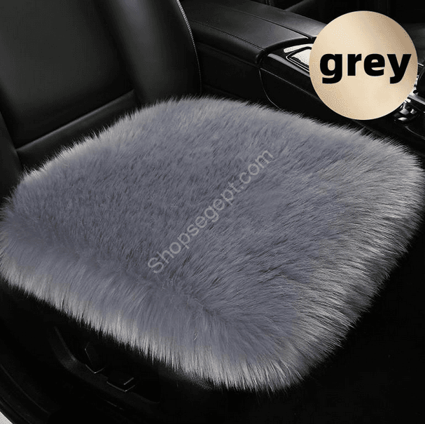 "مقاعد فرو مستورد لكرسي السيارة باللون الرصاصي - تصميم عصري وجميل."