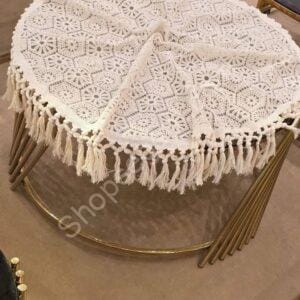 مفرش البوهو دائري مقاس 100×100 سم