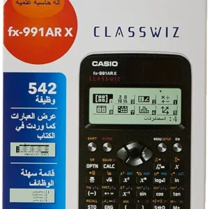 آلة حاسبة علمية كاسيو FX-991ARX بشاشة طبيعية 542 وظيفة – عربي/إنجليزي