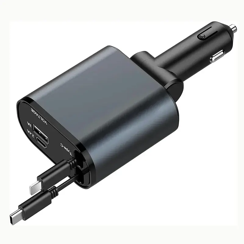 شاحن سيارة رباعي سحب تلقائي - الصورة 10