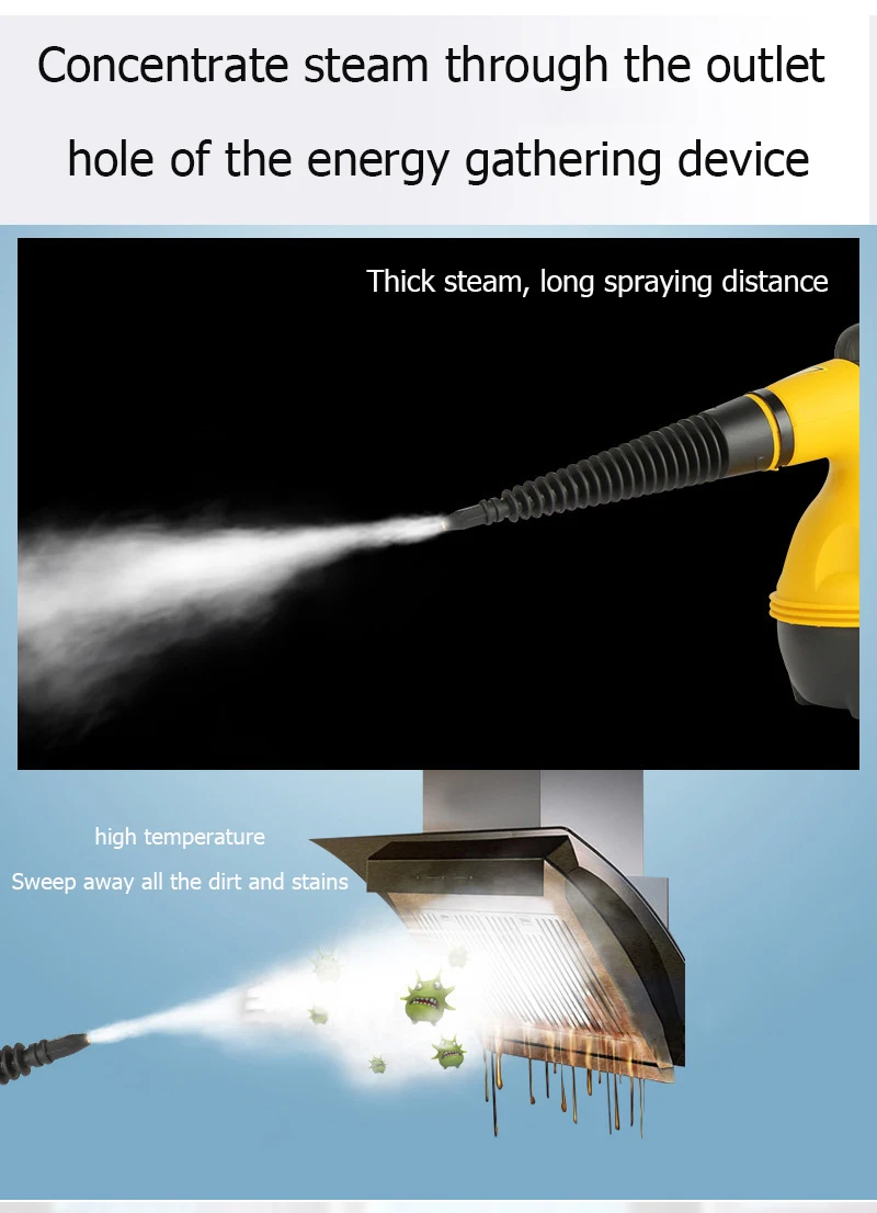 جهاز تنظيف و إزالة الاوساخ بالبخار - الصورة 7