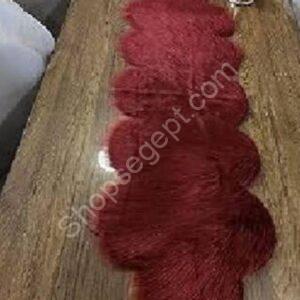 مفرش فرو نبيتي فاخر للسفرة - إضافة لمسة أنيقة ودافئة لغرف الطعام، مصنوع من فرو عالي الجودة، مثالي للمناسبات الخاصة أو استخدام يومي.